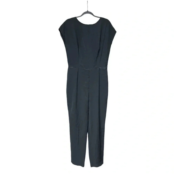 Reiss Black Jumpsuit Size 10 - Picture 1 of 8